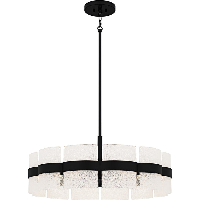 Quoizel SWE2830MBK Six Light Pendant, Matte Black