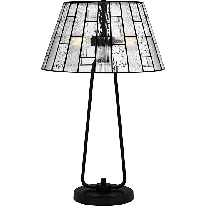 Quoizel TF6176MBK Four Light Table Lamp, Matte Black