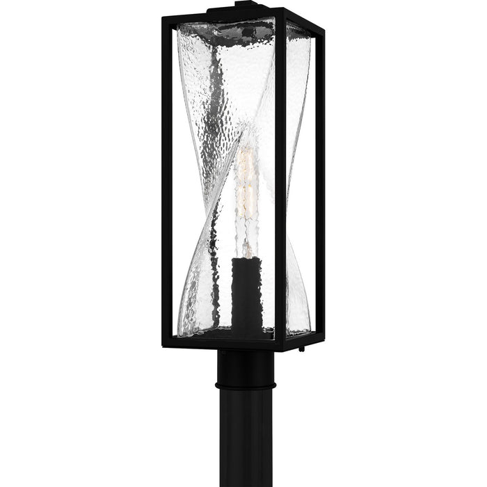 Quoizel ZAR9007MBK One Light Outdoor Post Lantern, Matte Black