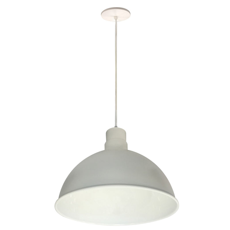 Nora Lighting NRLM-16C3835WWLE4/20 LED Pendant, White Outer / White Inner