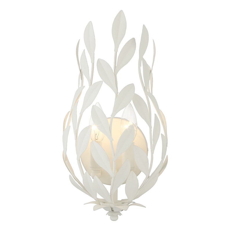 Crystorama 561-MT Two Light Wall Sconce, Matte White