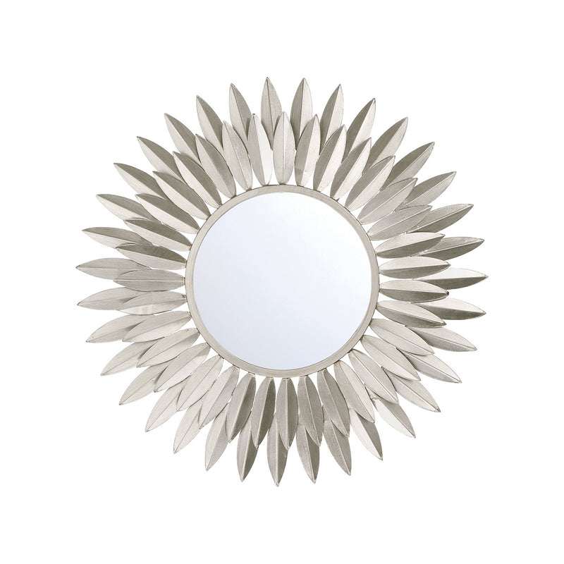 Crystorama BRH-M520-SA Mirror, Antique Silver