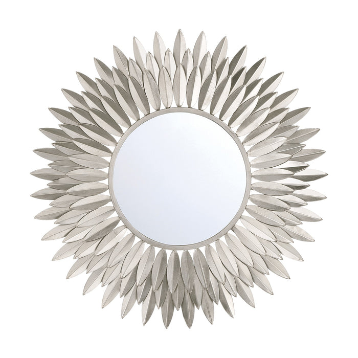 Crystorama BRH-M524-SA Mirror, Antique Silver