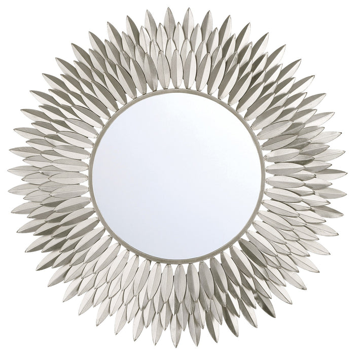 Crystorama BRH-M530-SA Mirror, Antique Silver
