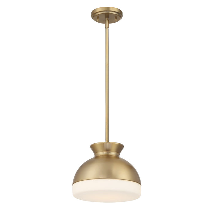 Crystorama GID-4005-VG One Light Mini Pendant, Vibrant Gold