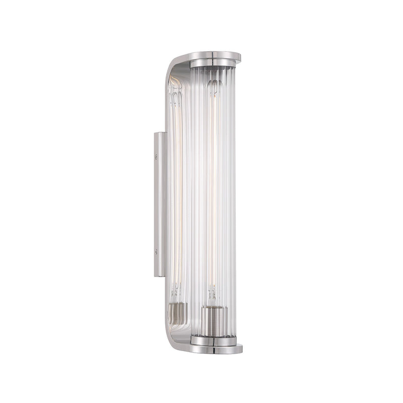 Crystorama JAR-2301-PN LED Wall Sconce, Polished Nickel
