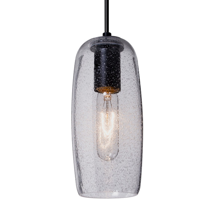 Besa 1JC-PINOT9CL-BK One Light Pendant, Black