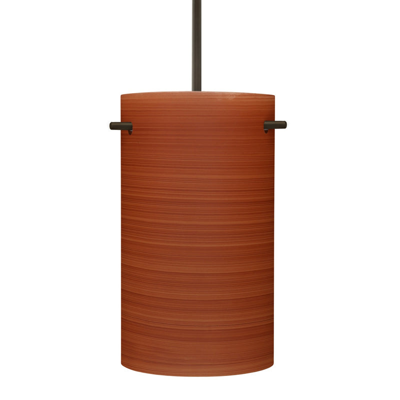 Besa 1JT-4005CH-BR One Light Pendant, Bronze