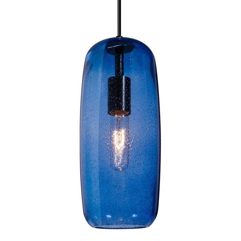 Besa 1JT-PINOT13BL-BK One Light Pendant, Black