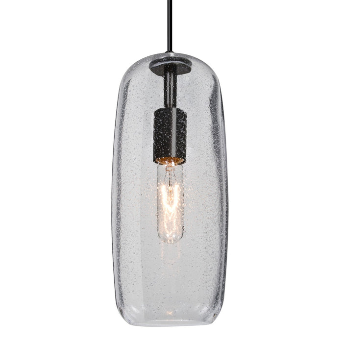 Besa 1JT-PINOT13CL-BK One Light Pendant, Black