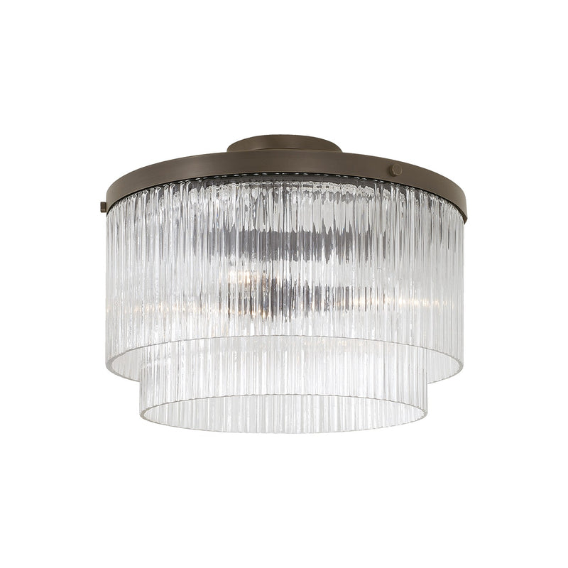 Capital Lighting 356231OR Three Light Pendant, Oil Rubbed Bronze