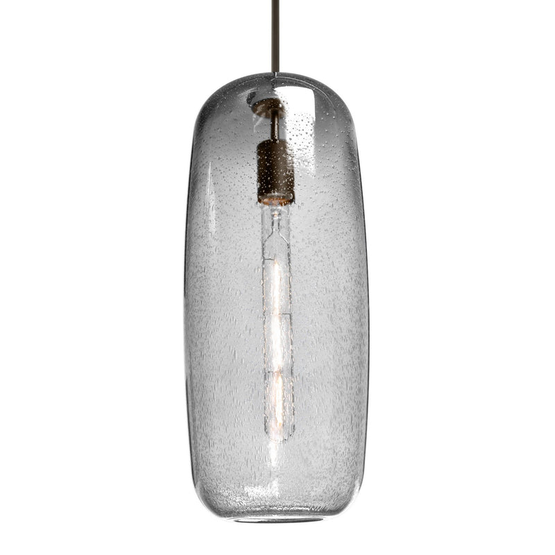 Besa 1JT-PINOT18CL-BR One Light Pendant, Bronze