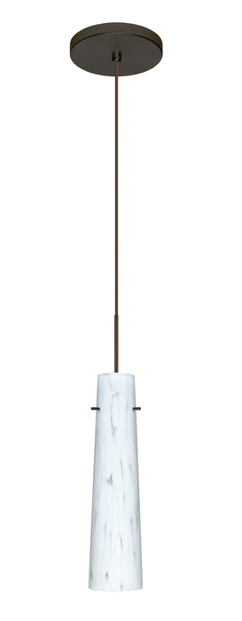 Besa 1XT-567419-LED-BR One Light Pendant, Bronze