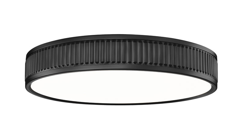 Z-Lite 1013F16-MB-LED LED Flush Mount, Matte Black