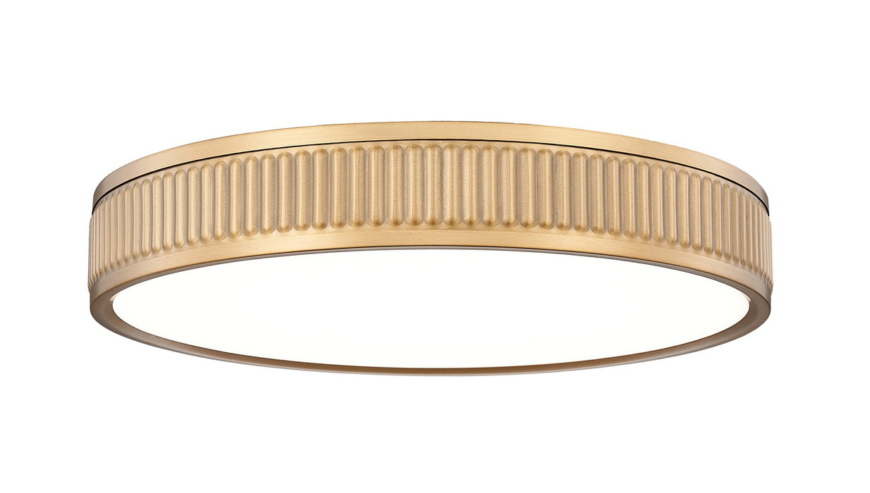 Z-Lite 1013F16-MGLD-LED LED Flush Mount, Modern Gold