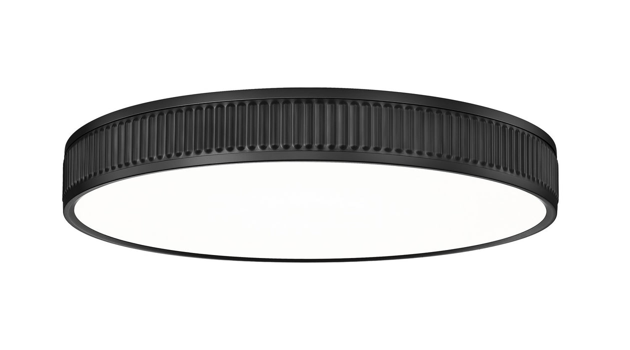 Z-Lite 1013F20-MB-LED LED Flush Mount, Matte Black