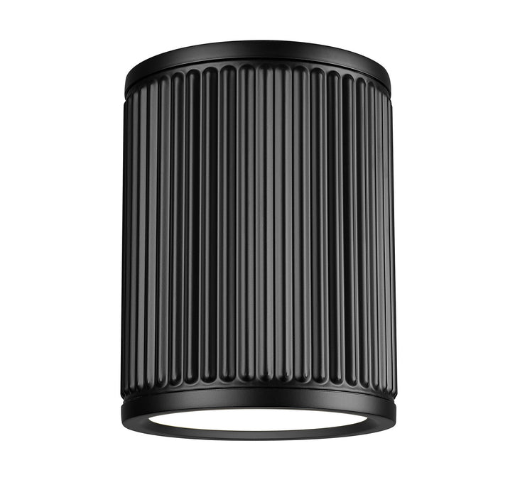 Z-Lite 1013F6-MB-LED LED Flush Mount, Matte Black