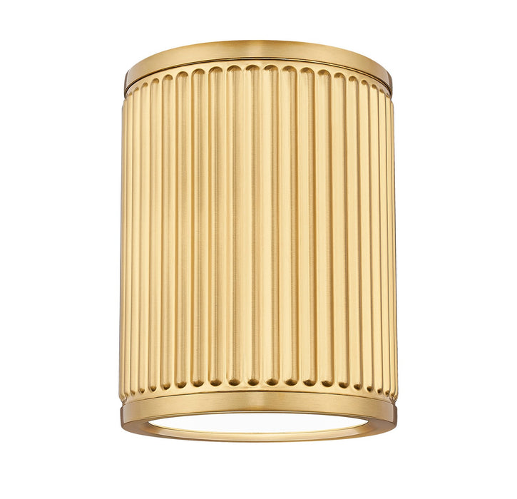 Z-Lite 1013F6-MGLD-LED LED Flush Mount, Modern Gold