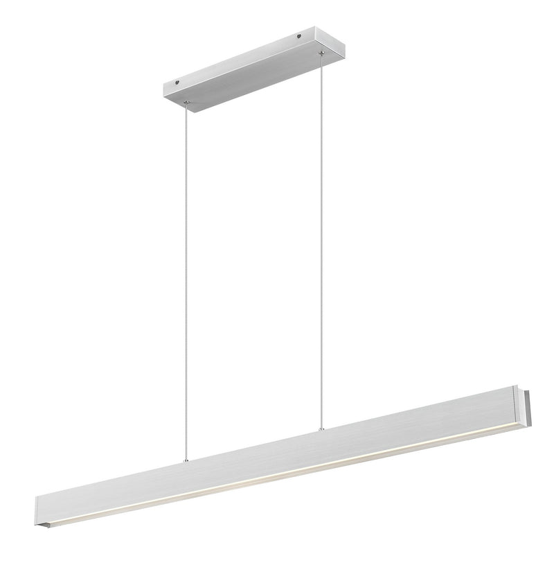 Z-Lite 1016-55L-BN-LED LED Linear Chandelier, Brushed Nickel