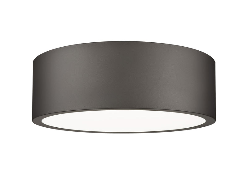 Z-Lite 1017F12-BRZ-LED LED Flush Mount, Bronze