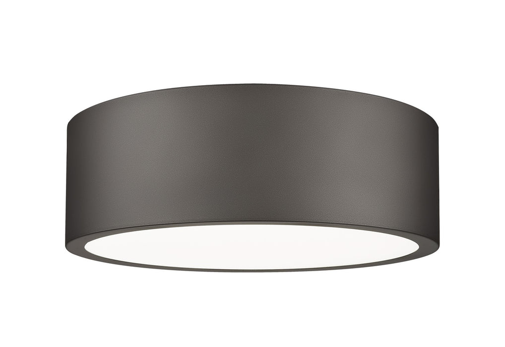 Z-Lite 1017F12-BRZ-LED LED Flush Mount, Bronze