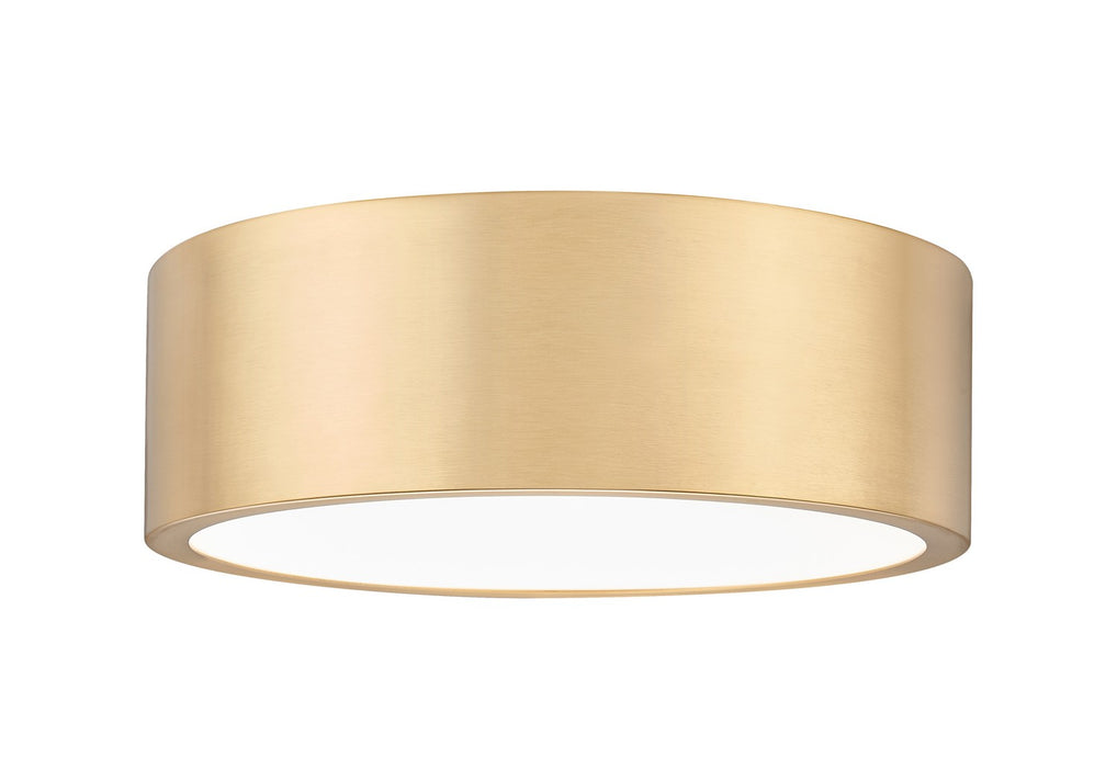 Z-Lite 1017F12-MGLD-LED LED Flush Mount, Modern Gold