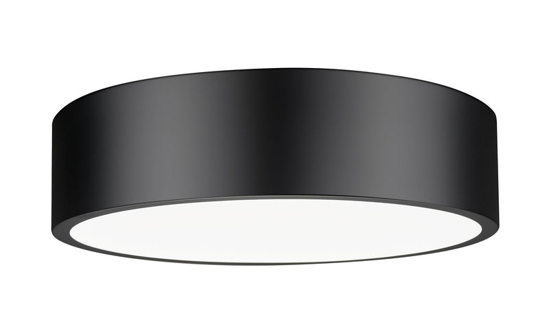 Z-Lite 1017F16-MB-LED LED Flush Mount, Matte Black
