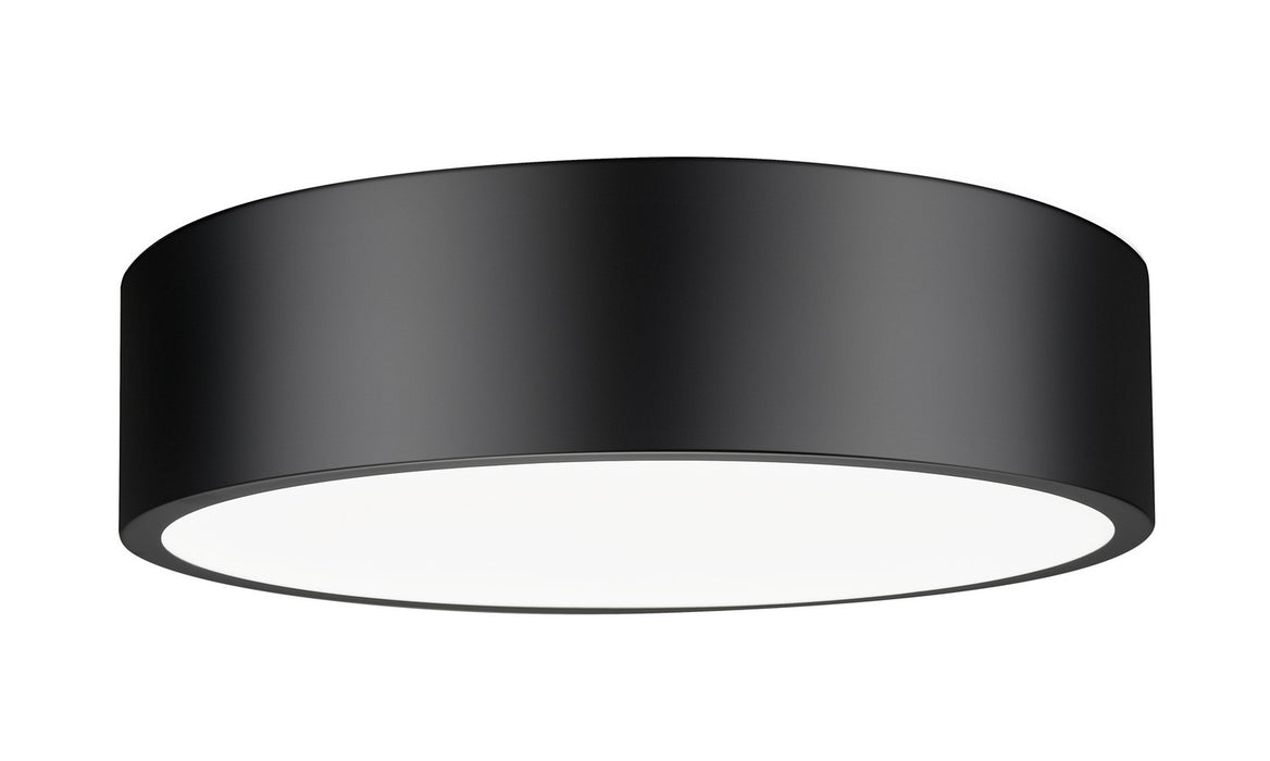 Z-Lite 1017F16-MB-LED LED Flush Mount, Matte Black