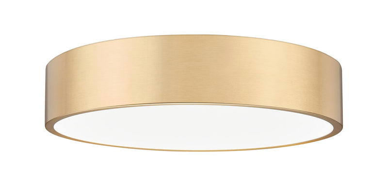 Z-Lite 1017F20-MGLD-LED LED Flush Mount, Modern Gold