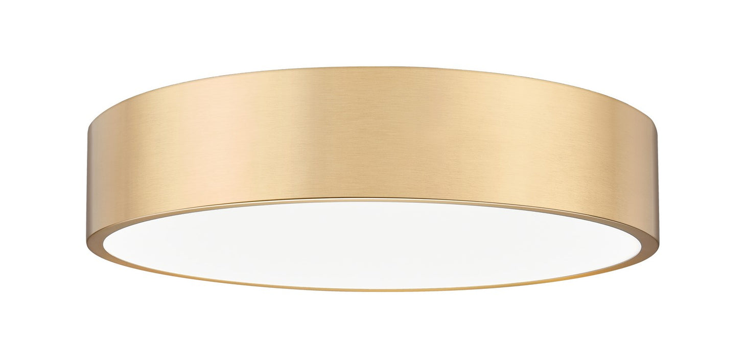 Z-Lite 1017F20-MGLD-LED LED Flush Mount, Modern Gold