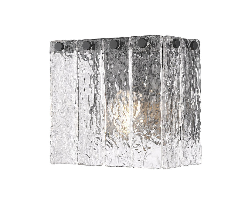 Z-Lite 1943-1S-MB One Light Wall Sconce, Matte Black