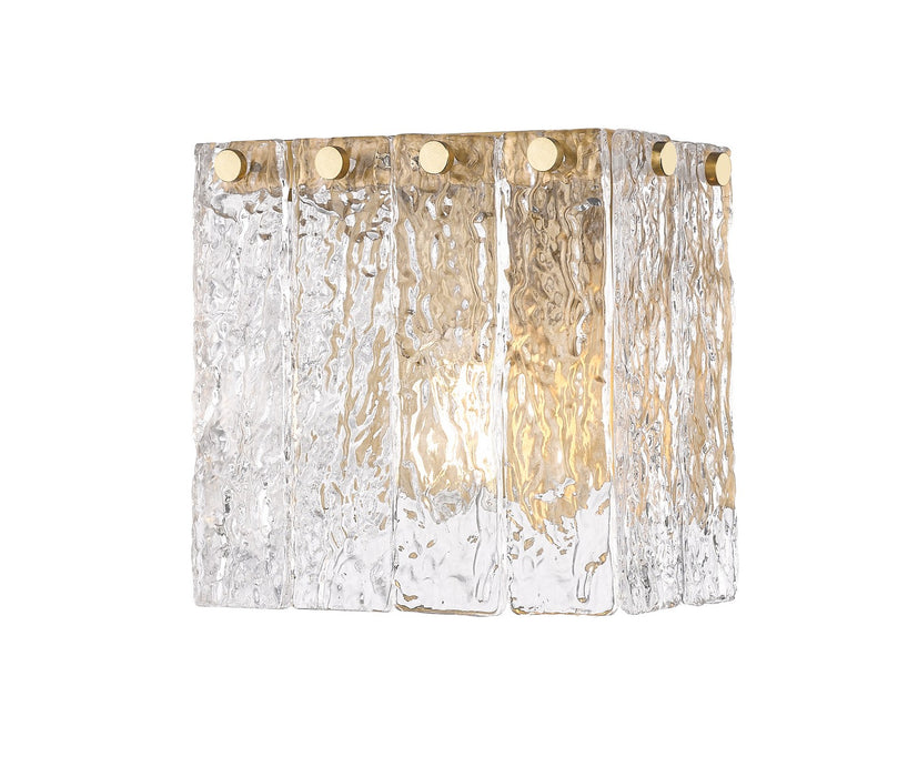 Z-Lite 1943-1S-MGLD One Light Wall Sconce, Modern Gold