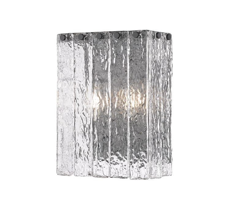Z-Lite 1943-2S-MB Two Light Wall Sconce, Matte Black