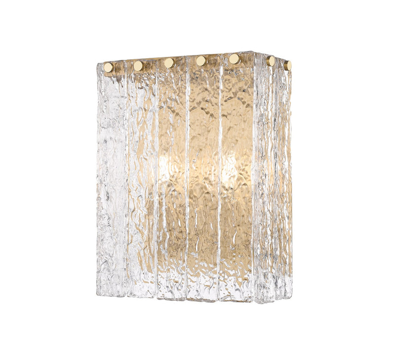 Z-Lite 1943-2S-MGLD Two Light Wall Sconce, Modern Gold