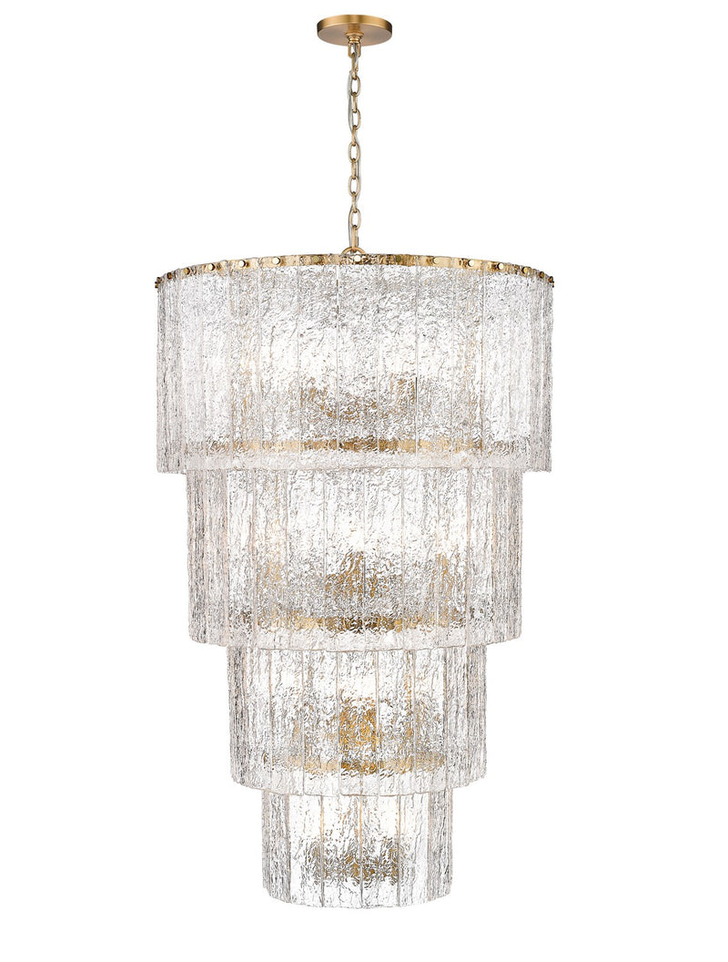 Z-Lite 1943-48MGLD 18 Light Chandelier, Modern Gold