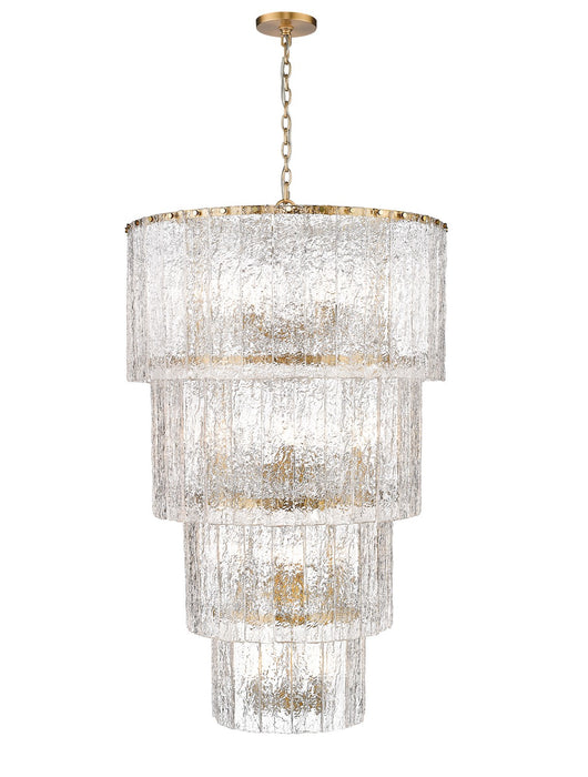 Z-Lite 1943-48MGLD 18 Light Chandelier, Modern Gold