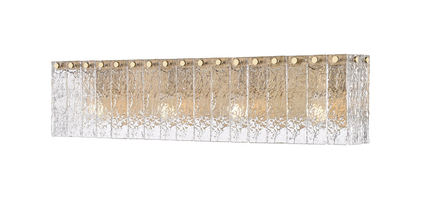 Z-Lite 1943-4V-MGLD Four Light Vanity, Modern Gold