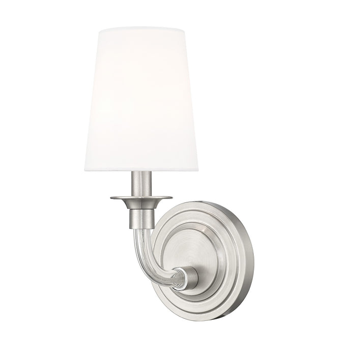 Z-Lite 1950-1S-BN One Light Wall Sconce, Brushed Nickel