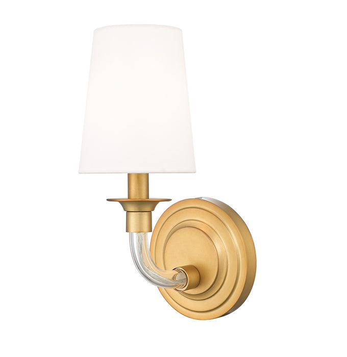 Z-Lite 1950-1S-RB One Light Wall Sconce, Rubbed Brass