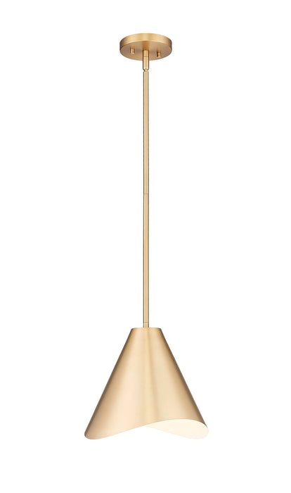 Z-Lite 1952P12-MGLD One Light Pendant, Modern Gold