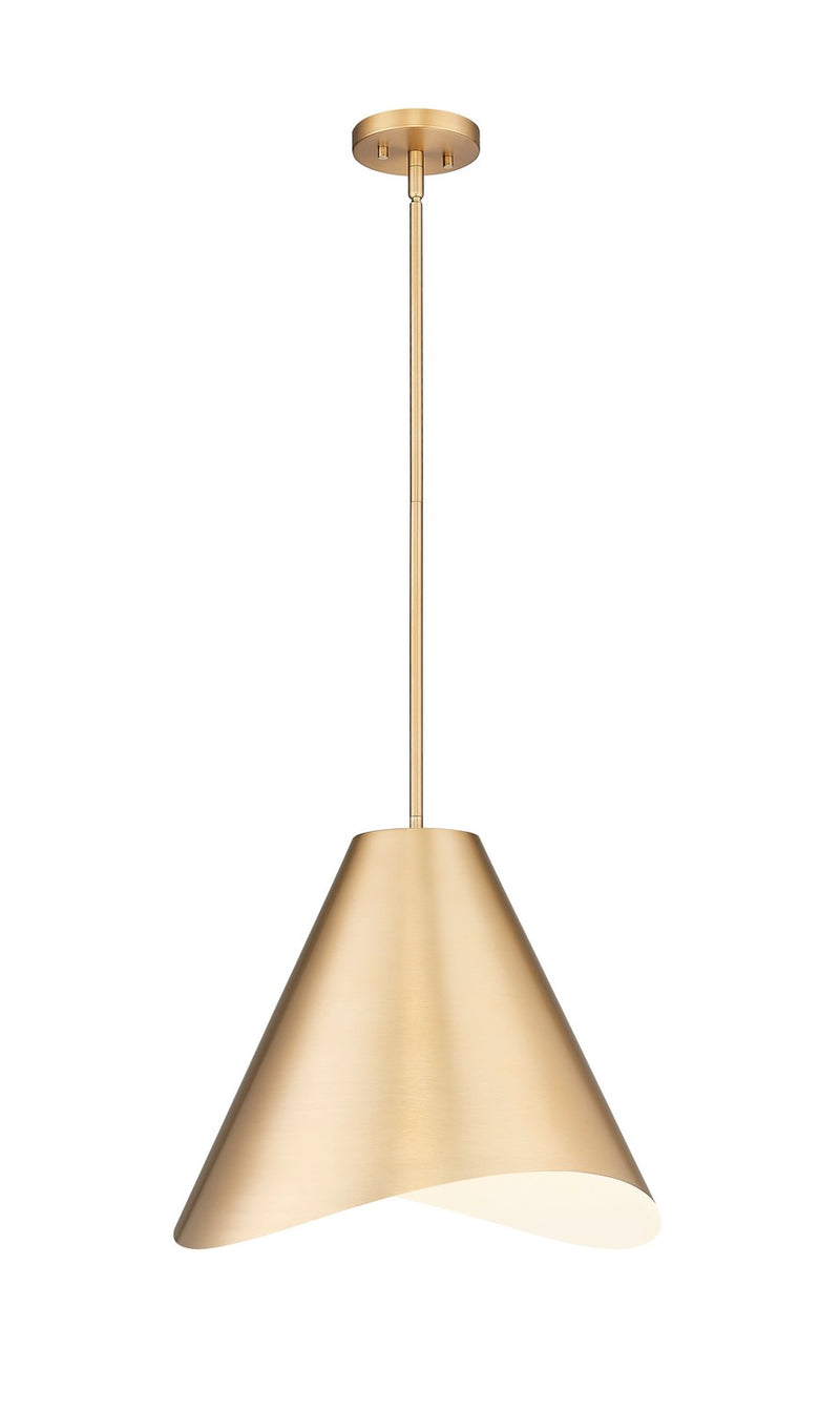 Z-Lite 1952P18-MGLD One Light Pendant, Modern Gold