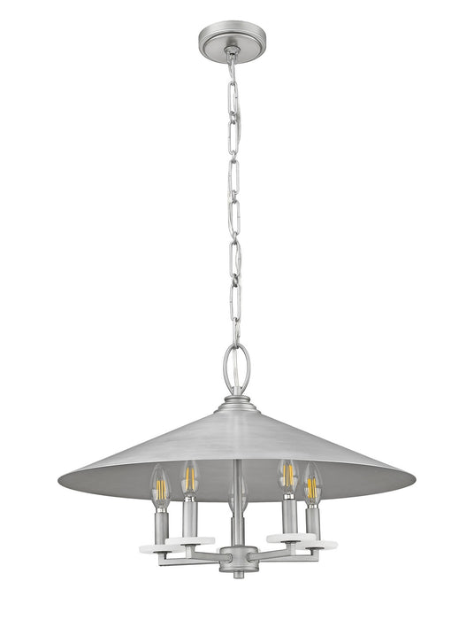 Z-Lite 1953-22SPT Five Light Pendant, Signature Pewter