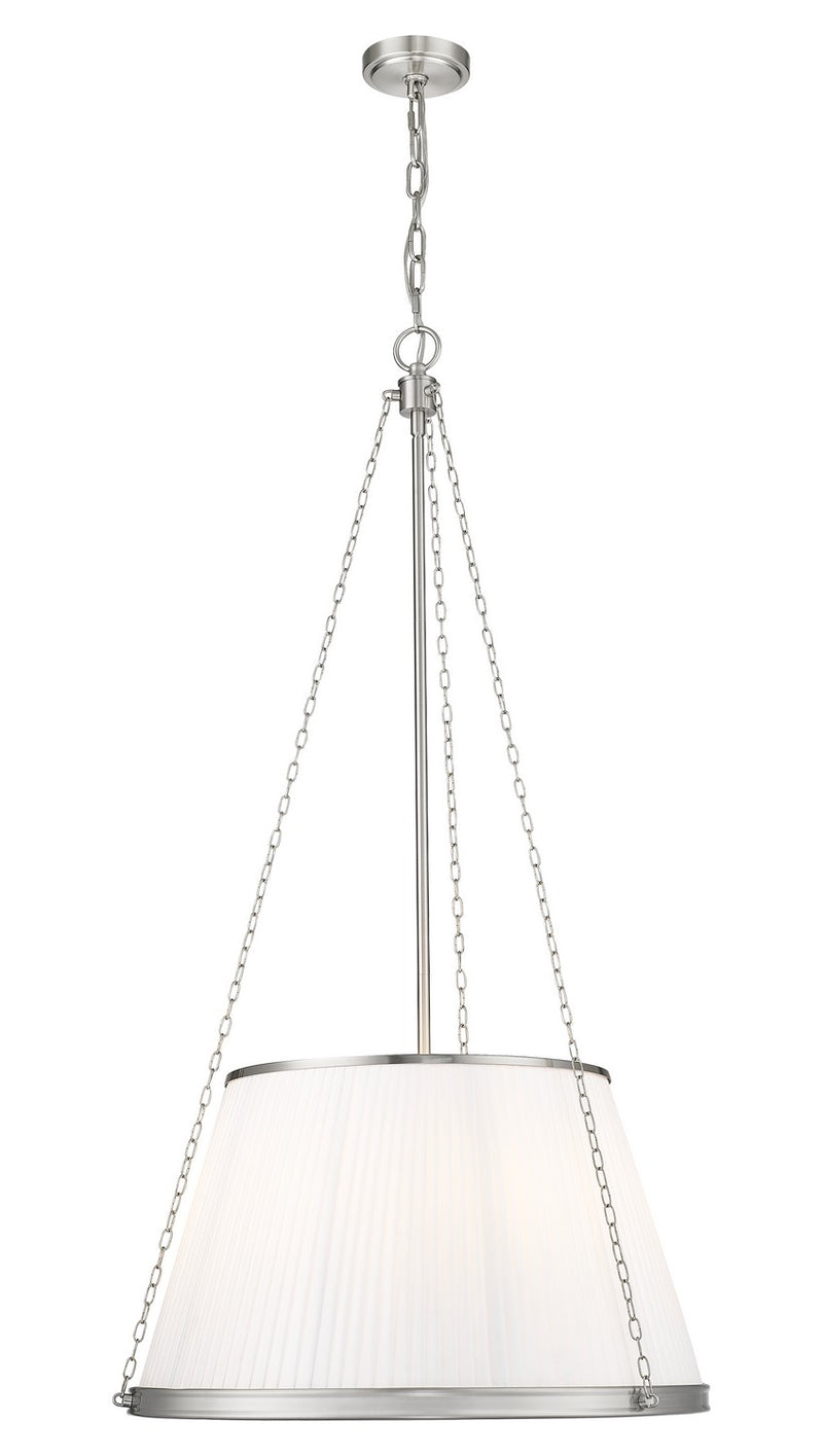 Z-Lite 1954P24-BN Six Light Pendant, Brushed Nickel