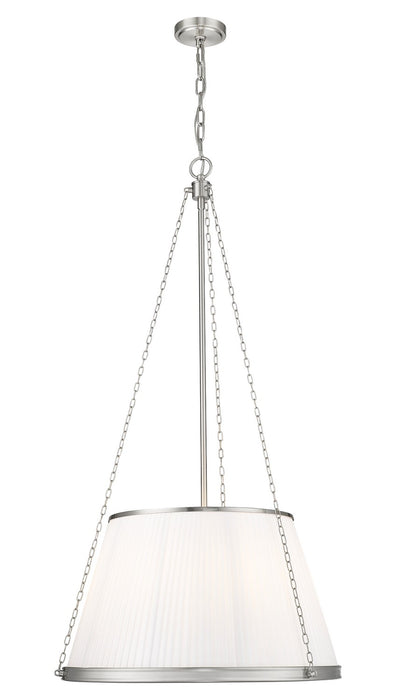 Z-Lite 1954P24-BN Six Light Pendant, Brushed Nickel
