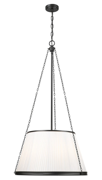 Z-Lite 1954P24-MB Six Light Pendant, Matte Black
