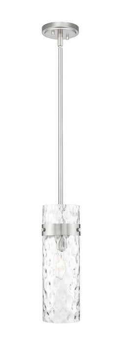 Z-Lite 7002P5-ROD-BN One Light Pendant, Brushed Nickel