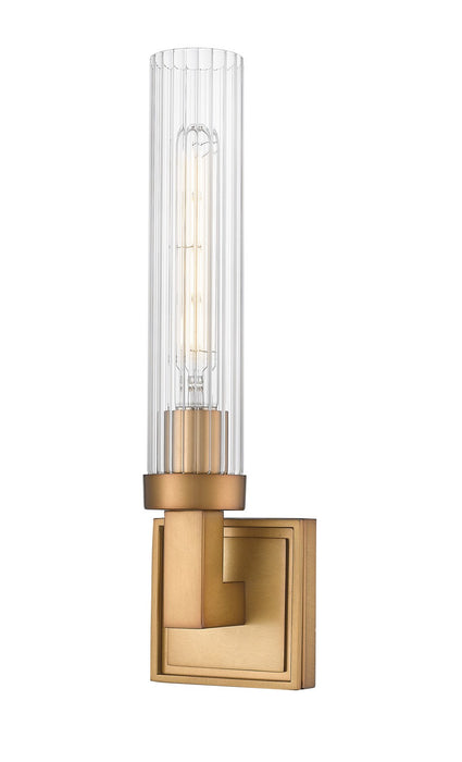 Z-Lite 740-1S-RB One Light Wall Sconce, Rubbed Brass
