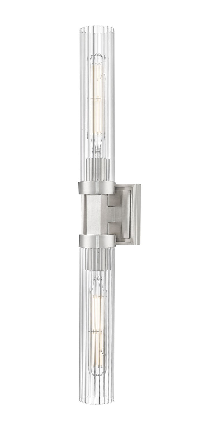 Z-Lite 740-2W-BN Two Light Wall Sconce, Brushed Nickel