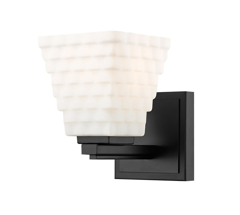 Z-Lite 7514-1S-MB One Light Wall Sconce, Matte Black
