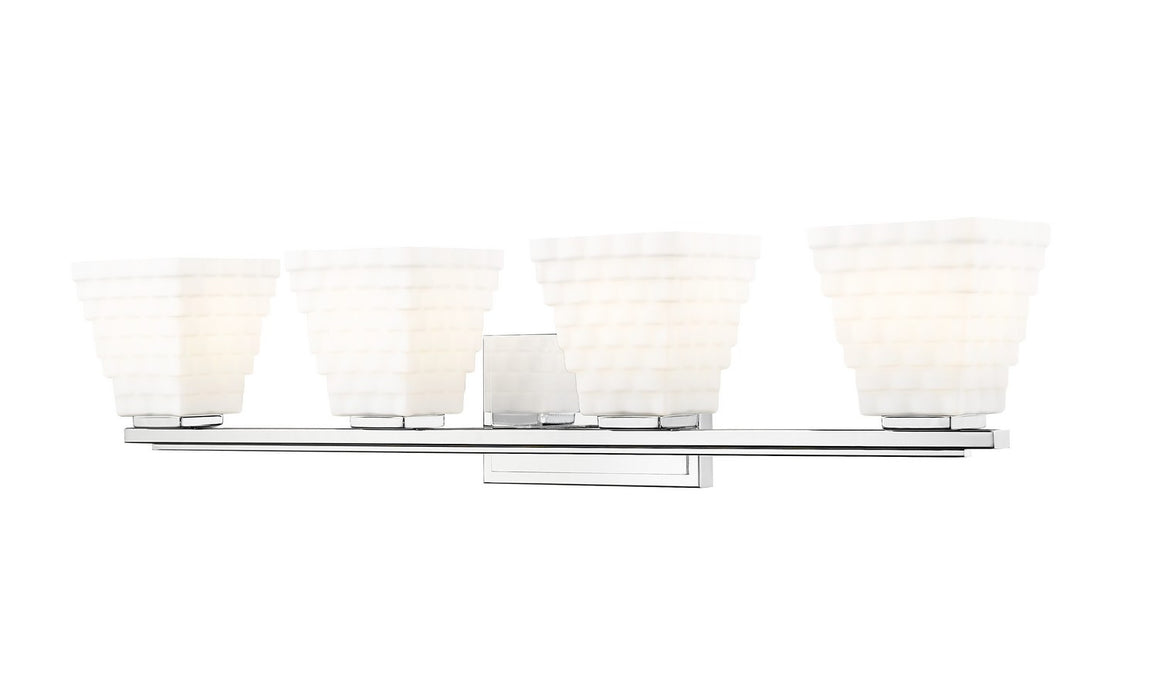 Z-Lite 7514-4V-CH Four Light Vanity, Chrome